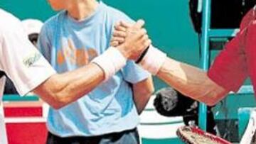 <b>BUEN PARTIDO. </b>Juan Carlos Ferrero y David Ferrer se dejaron la piel para llegar a cuartos de final.