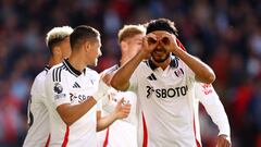 Raúl Jiménez le anota al Nottingham Forest