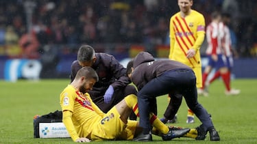 Una lesión de Piqué.