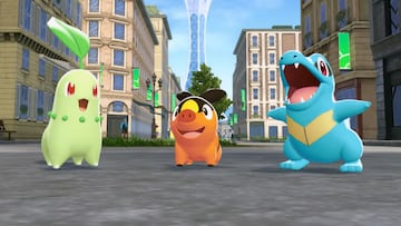 leyendas pokemon za starters chikorita tepig totodile