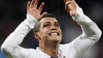 <b>MOMENTO FELIZ. </b>Cristiano volvió a dar su mejor versión ante el Deportivo, al que marcó dos goles.