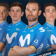 Valverde liderará a Movistar en los Emiratos en el debut de Mühlberger