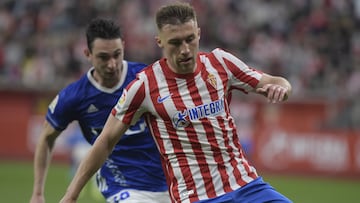 16/04/22 PARTIDO SEGUNDA DIVISION 
SPORTING DE GIJON  -  REAL OVIEDO
BOGDAN MILOVANOV  BORJA SANCHEZ