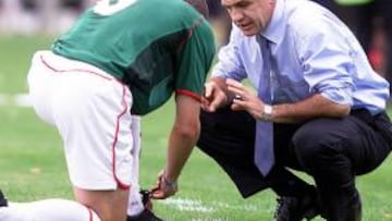 <b>PRIMERA ETAPA. </b>Aguirre ya dirigió a México como director técnico en 2001 y 2002.
