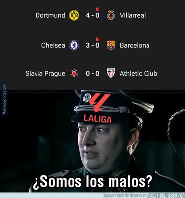 Los memes, sin piedad con la derrota del Barcelona