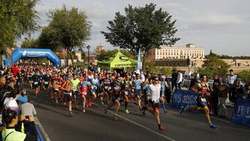 Imagen de la salida del IX Du Cross Series de Boadilla del Monte en la edici&oacute;n de la prueba de 2016.