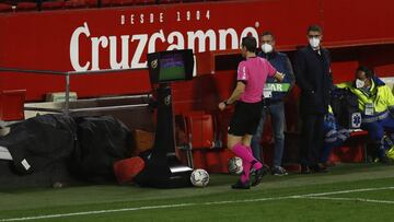 06/02/21  PARTIDO PRIMERA DIVISION 
 SEVILLA - GETAFE 
 ARBITRO MARTINEZ MUNUERA REVISIOR VAR