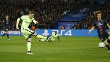 0-1. De Bruyne anotó el primer tanto de los Citizens.