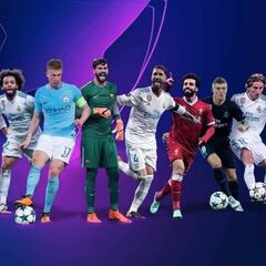 Los 12 jugadores que optan a los premios de la Champions League
