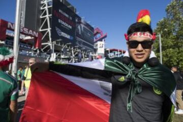 Así vivieron los aficionados mexicanos el encuentro amistoso entre México y Nueva Zelanda celebrado en Nashville, Tennessee.