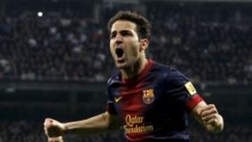 OPORTUNIDAD. Fàbregas, en ausencia de Messi será el encargado de irrumpir desde atrás. Hacen falta sus goles.