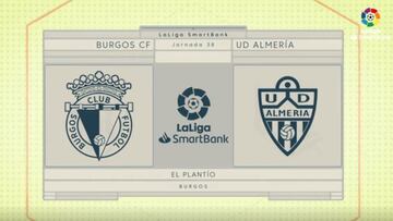 Resumen y goles del Burgos vs Almería de LaLiga SmartBank