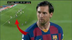 A Messi se le atasca la puerta del gol 700