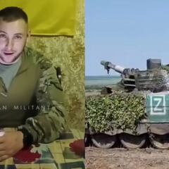 Ucrania captura un tanque ruso defectuoso y llaman al fabricante para repararlo