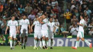 Santos no se despeinó ante el Galaxy de Los Ángeles.