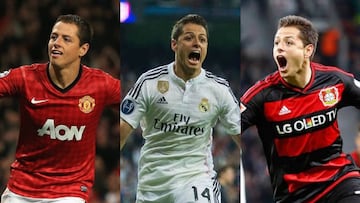 Las temporadas de "debut" de Chicharito en Europa