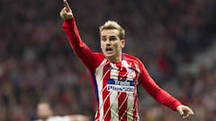 Cánticos y apoyo a Griezmann, tras los silbidos en el derbi