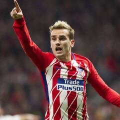 Cánticos y apoyo a Griezmann, tras los pitos en el derbi