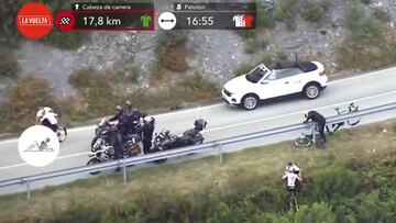 El susto de una vida: lo que pasó en la Vuelta es digno de Destino Final