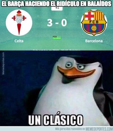 Los memes más graciosos del Celta-Barcelona