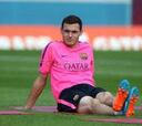 Vermaelen hace parte del entrenamiento con el grupo