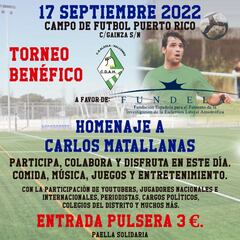 El CD Alzola organiza un torneo benéfico en homenaje a Carlos Matallanas