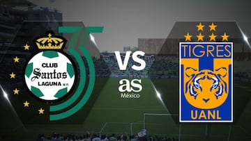 Santos Laguna – Tigres en vivo: Concachampions, semifinal