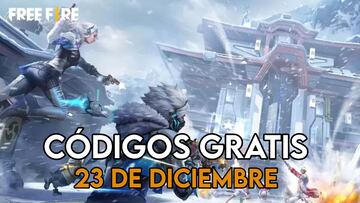 Free Fire | C車digos de hoy viernes 23 de diciembre de 2022: recompensas gratis