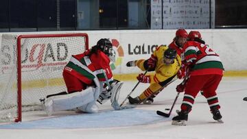 Espa?a, plata en el Mundial de Hockey Hielo Sub 18 Femenino