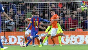 El nuevo golazo con 'sello Messi' de Lio ante Osasuna