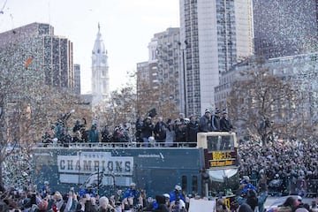 Las imágenes del desfile de los Eagles en Philadelphia tras el Super Bowl LII