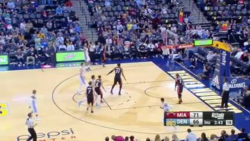 Resumen del Denver Nuggets-Miami Heat de la NBA