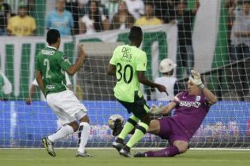 Nacional gana pero sufre ante un complicado Deportivo Cali