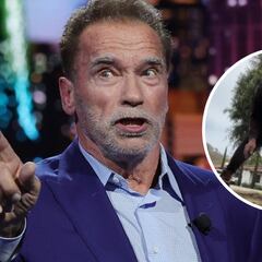 Arnold Schwarzenegger repara un bache en Los Angeles y las autoridades responden