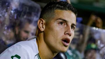 James Rodriguez of Leon during the 10th round match between Leon and Tijuana as part of the Liga BBVA MX, Torneo Clausura 2025 at Nou Camp Stadium, on March 01, 2025 in Leon, Guanajuato, Mexico.