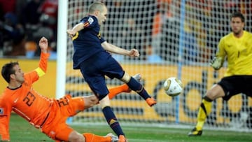 El gol de Andrés Iniesta que hizo a España campeón en Sudáfrica 2010