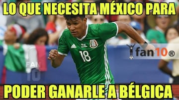 Los memes se desatan con el empate de Bélgica y México