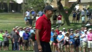La suerte le juega una mala pasada a Tiger Woods