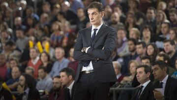 Georgios Bartzokas, entrenador del Barcelona.