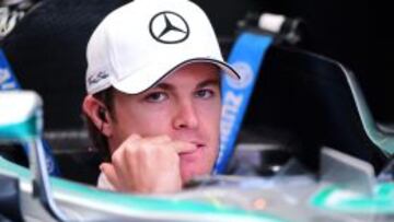 Rosberg decepcionado tras quedar por detrás de su compañero de equipo