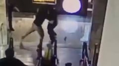 Russian MMA fighter Sharaputdin Magomedov caught on camera fighting in Dagestani mall