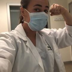 El ejemplo de María Sanjuán, enfermera y portera del Villarreal