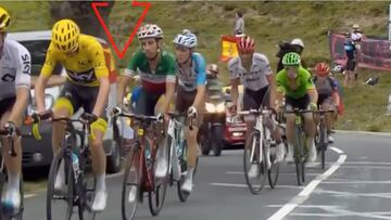 ¿Merece sanción este ciclista en el Tour de Francia?