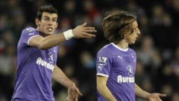 Bale y Modric coincidieron en el Tottenham.