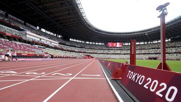 29 July 2021, Japan, Tokyo: A general view of the Olympic Stadium ahead of the athletics events of the Tokyo 2020 Olympic Games. Photo: Vesa Moilanen/Lehtikuva/dpa
29/07/2021 ONLY FOR USE IN SPAIN