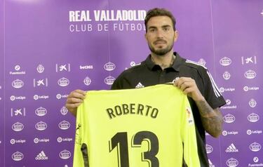 Roberto: "Quiero llegar a los 400 partidos con el Real Valladolid"