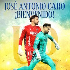 José Antonio Caro, nuevo guardameta de la UD Las Palmas hasta 2026