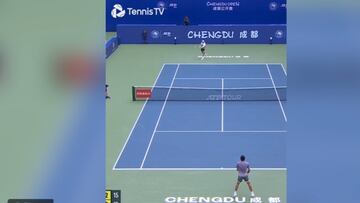 Tabilo hace historia y es finalista del ATP de Chengdú: uno de los mejores puntos de su carrera