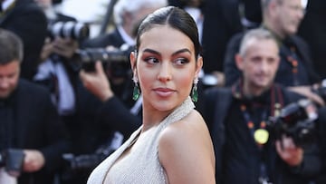 CANNES, FRANCE - MAY 25: Georgina Rodr&iacute;guez attends the screening of &quot;Elvis&quot; during the 75th annual Cannes film festival at Palais des Festivals on May 25, 2022 in Cannes, France. (Photo by Gareth Cattermole/Getty Images)