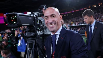 El presidente de la Real Federación Española de Fútbol (RFEF), Luis Rubiales.